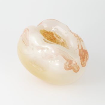 Mönstrad glasskål