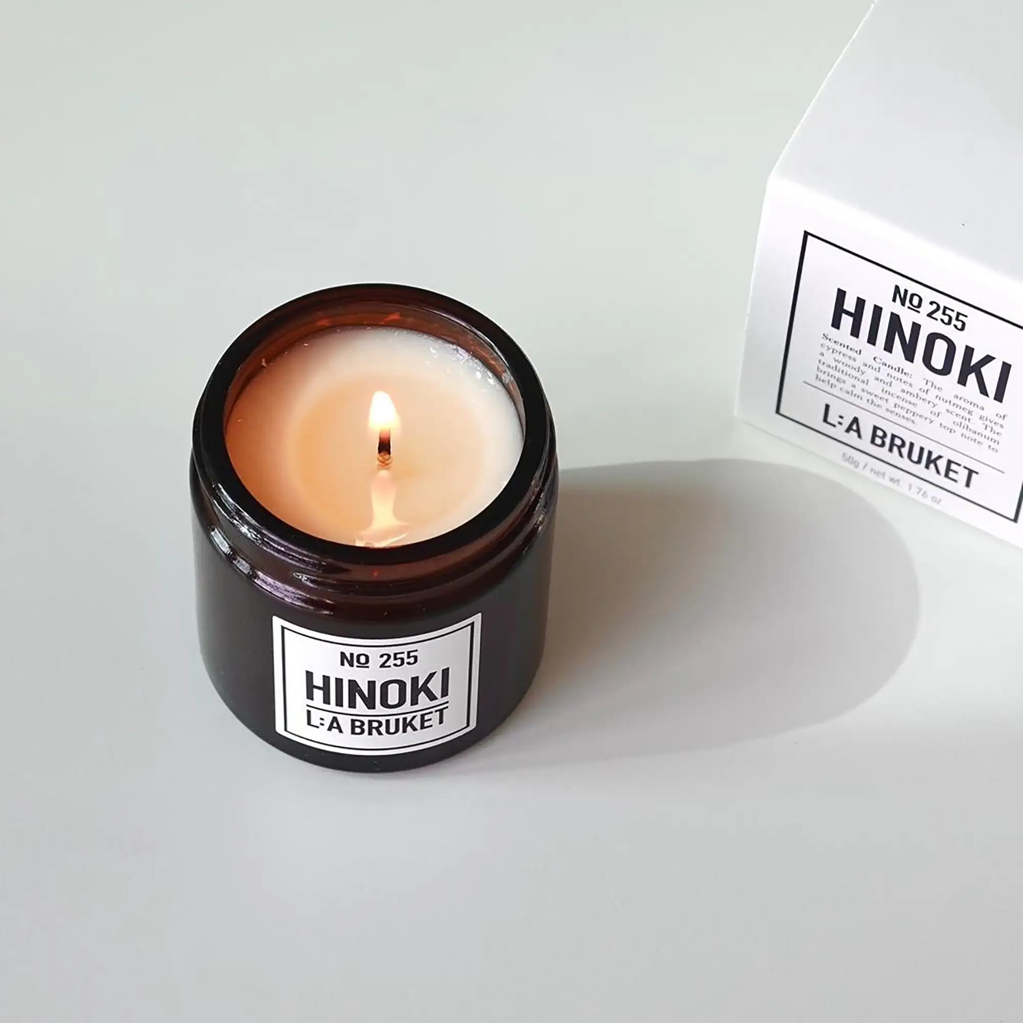 Doftljus/travel candle 50 g (Hinoki) - L:a Bruket - Bild 2
